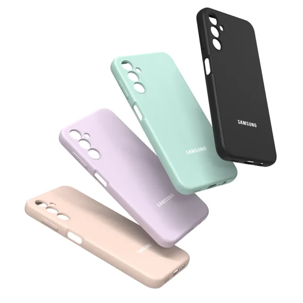 Coque de protection arrière en silicone liquide pour téléphone, étui pour Samsung Galaxy A55, A35, A25, A15, A05S, A04S, A54, A34, A24, A14, A23 – Image 3