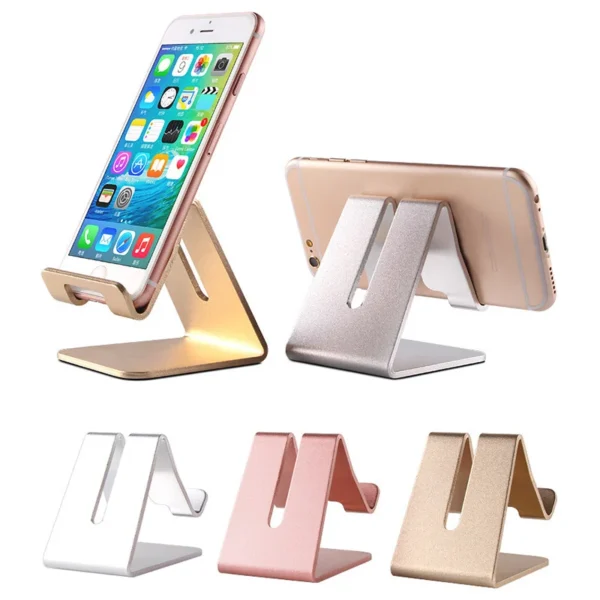 Nouveau support de téléphone portable en aluminium, support de Table de bureau pour IPad IPhone, support universel antidérapant pour téléphone portable