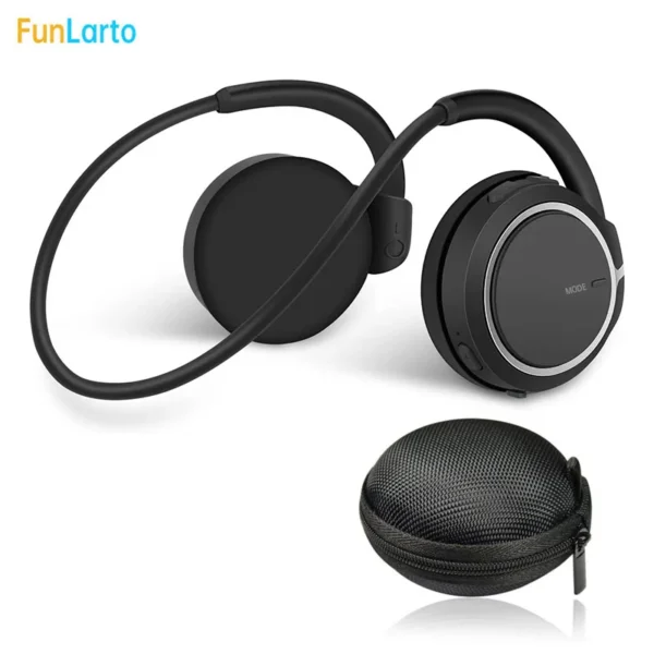 Écouteurs sans fil Bluetooth 5.0 pour le Sport, bande de cou pour lecteur MP3, Support de casque stéréo, carte TF avec Microphones Radio FM, mains libres