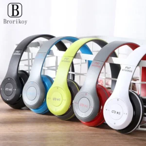 Écouteurs sans fil P47 Bluetooth 5.0, oreillettes pliables, hi-fi, basse stéréo, pour musique, jeux, pour enfants filles, pour iPhone XiaoMi