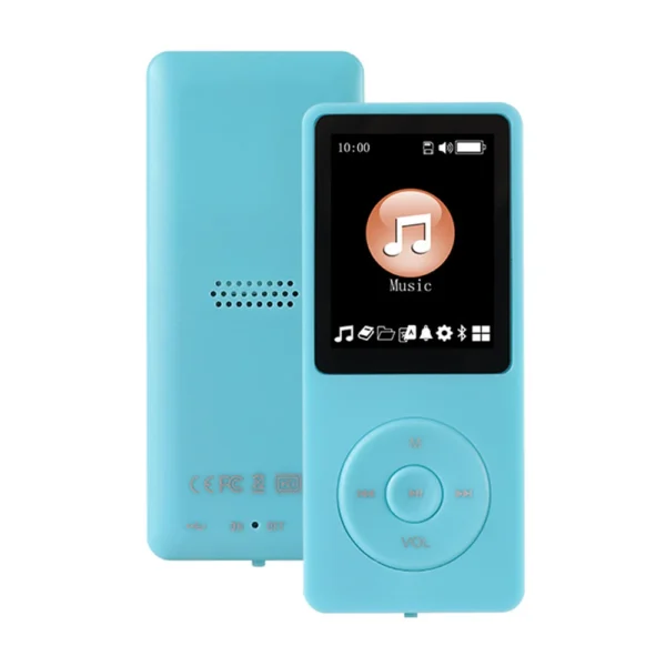 Écran couleur de 1.8 pouces, E-books compatibles Bluetooth, sport, MP3, MP4, Radio FM, baladeur, lecteur de musique pour étudiants.